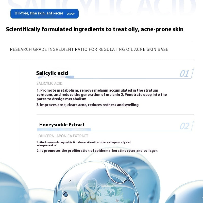Acne Removing And Skin Cleansing Salicylic Acid