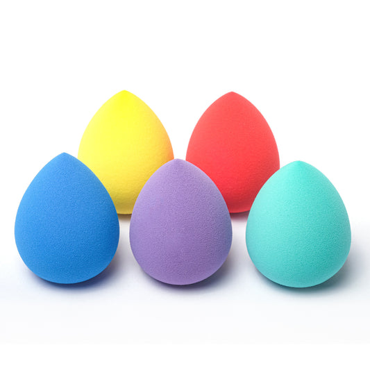 Solid Color Household Water Droplet Makeup Sponge Powder Puff